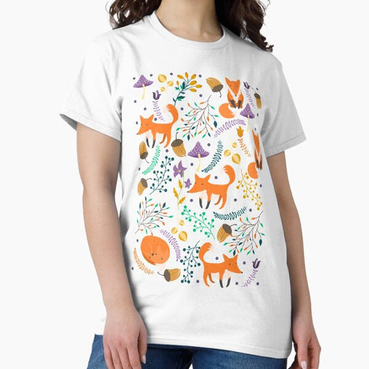 Foxes in the magic forest T-Shirt