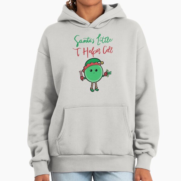 Santas Little T Helper Cell Hoodie