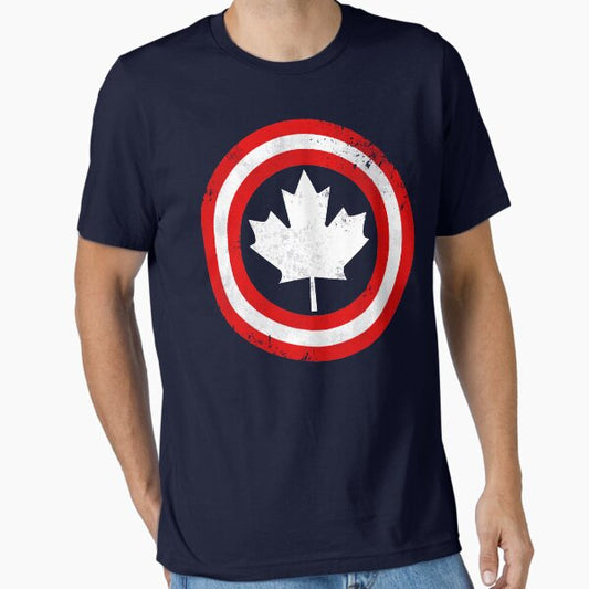 Captain Canada (White Leaf) T-Shirt
