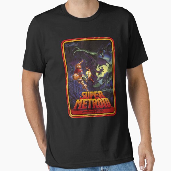 Nintendo Super Metroid Kanji Poster Style T-Shirt