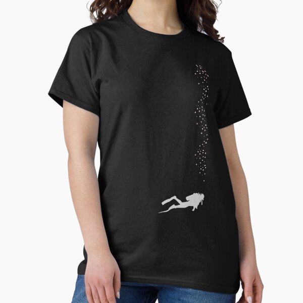 Scuba Diver Bubble T-Shirt