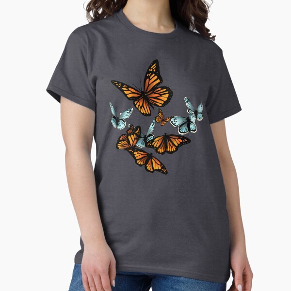 Butterfly Pattern - Monarchs and Blues T-Shirt