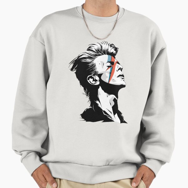 David Bowie STARMAN Vector Art Sweatshirt