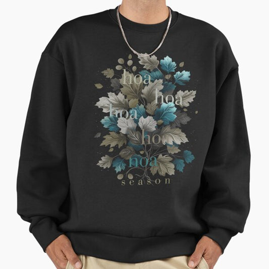 Hoa Hoa Hoa Hoa Hoa Trendy Emo Fall Season Leaves Trendy Sweatshirt