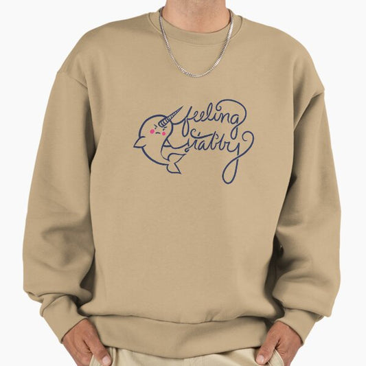 Feeling Stabby Narwhal Sweatshirt