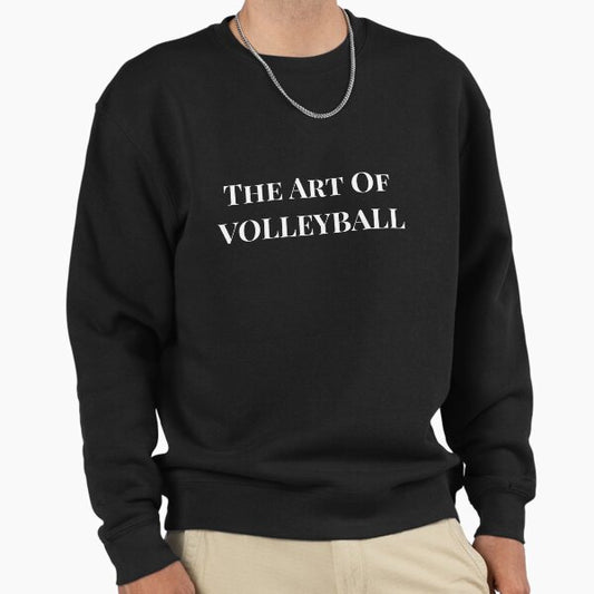 The Art of Volleyball Graphic Design • Volleyball Artwork Sweatshirt