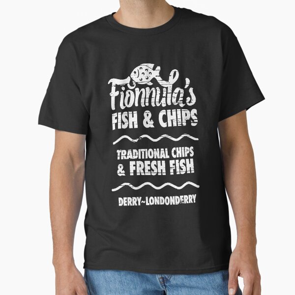 For Men Women Best Fish And Chips In Northern Ireland Awesome For Music Fan T-Shirt
