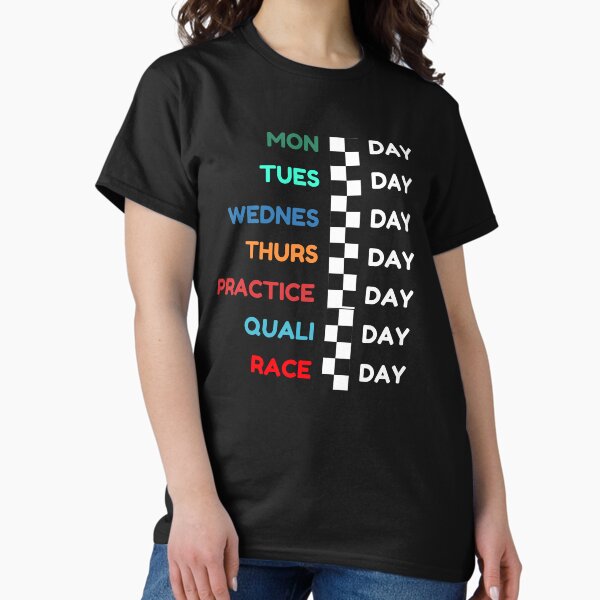 Race Day Design F1 Fan T-Shirt