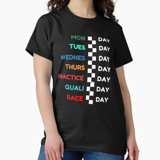 Race Day Design F1 Fan T-Shirt