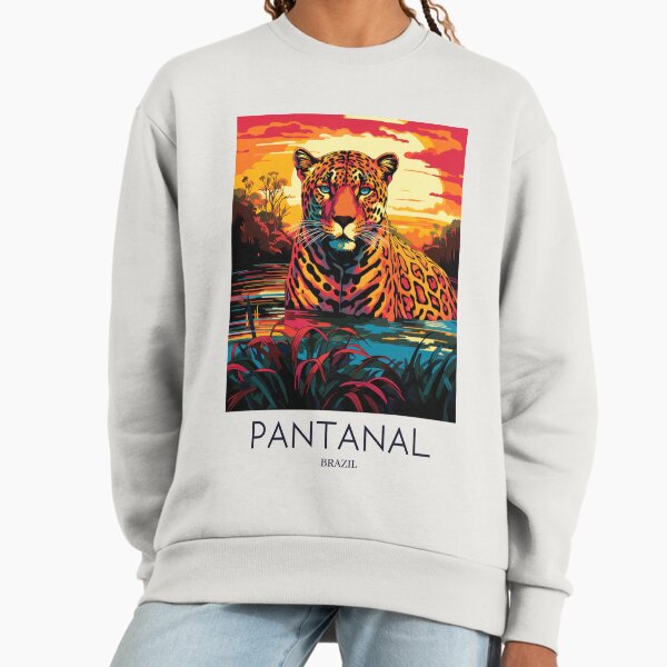 A Pop Art Travel Print of the Pantanal - Brazil Sweatshirt