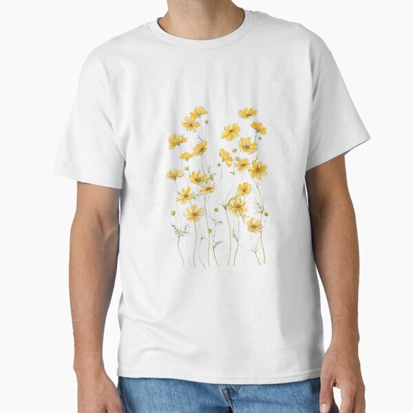 Yellow Cosmos Flowers T-Shirt