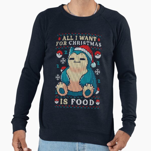 Funny Monster - Christmas Ugly Sweater Lightweight Sweatshirt