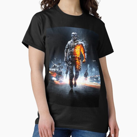 Battlefield 3 Game Merchandise T-Shirt