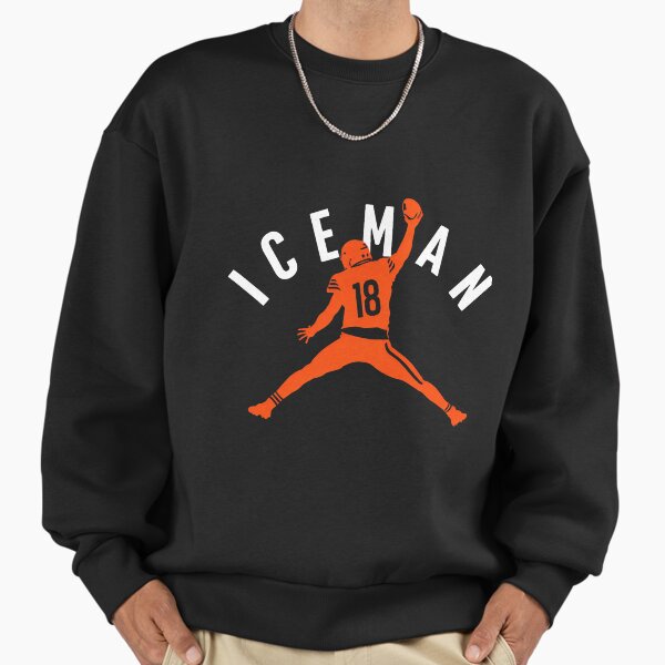 Iceman Football Silhouette Statement Sweatshirt