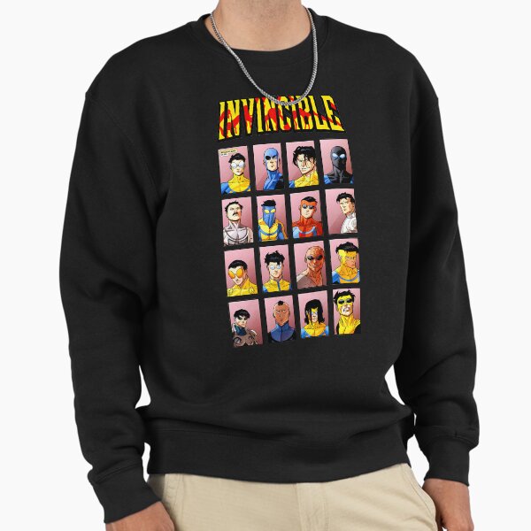 Invincible Superhero Characters Sweatshirt