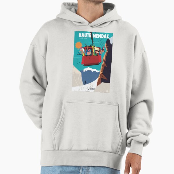 Haute Nendaz ski poster Hoodie