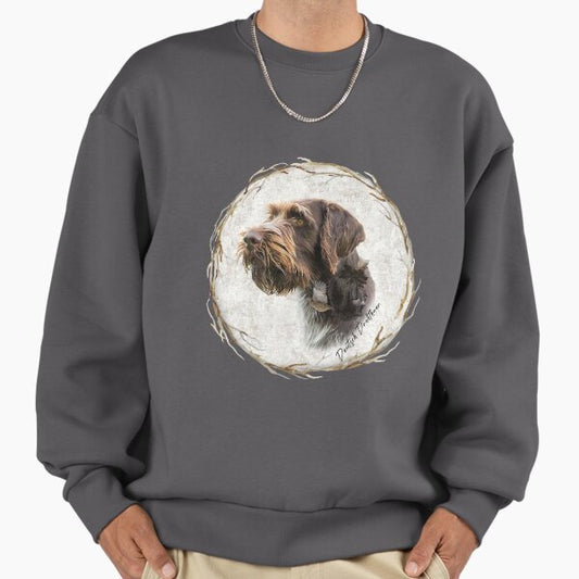 German Wirehaired Pointer's thoughts Sweatshirt