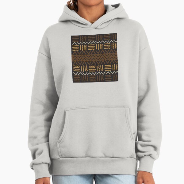 Authentic Bogolan Pattern - Tribal Art of Mali Hoodie