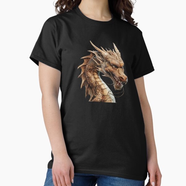 Golden red dragon, Legendary Animals,dragon art,Legendary dragon T-Shirt