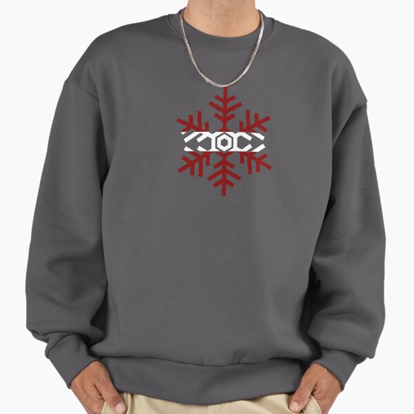 Latvian flag winter snowflake Sweatshirt