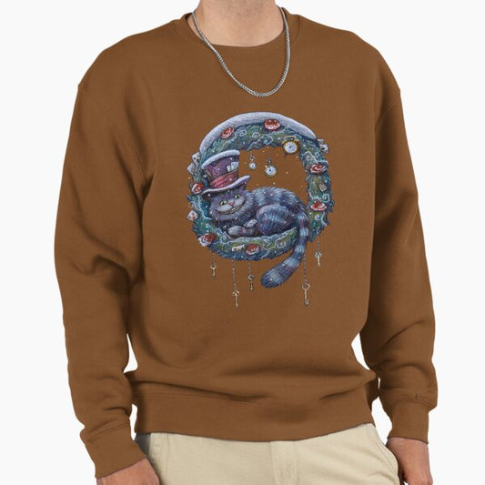 Alice Cheshire Cat Christmas Sweatshirt