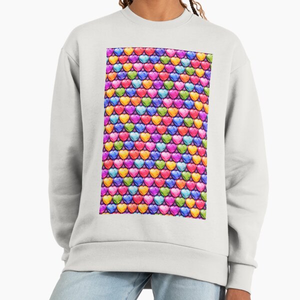 Heart Pattern Sweatshirt