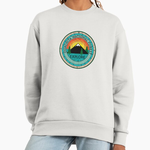 OUACHITA NATIONAL FOREST ARKANSAS HOT SPRINGS LAKE MOUNTAINS EXPLORE CAMPER Sweatshirt