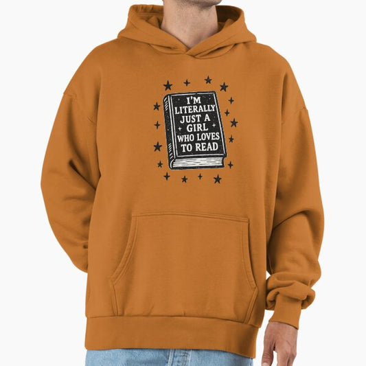 I'm a girl who loves to read Hoodie