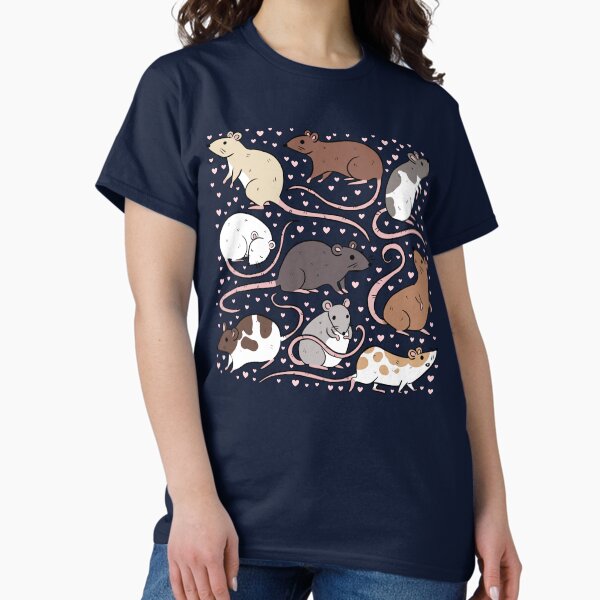 Cute pet rats pattern for rat owner T-Shirt