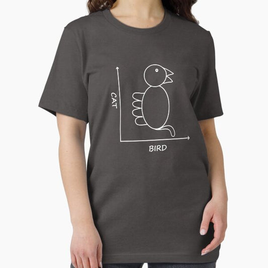 Cat/Bird Graph T-Shirt