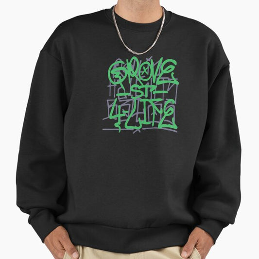 Grove Street 4 Life Graffiti Art Design Sweatshirt