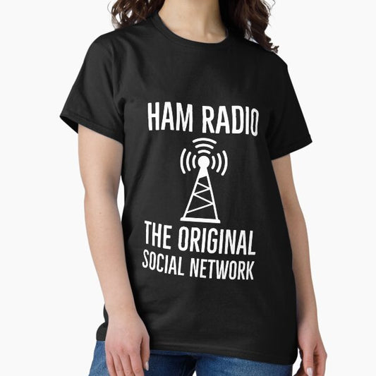Ham Radio Antenna The Original Social Network T-Shirt
