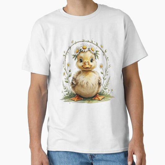 Cute Woodland Duck Cottagecore Animal T-Shirt