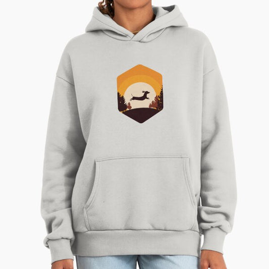 Dachshund Moon Sunset Design for doxie lovers Hoodie