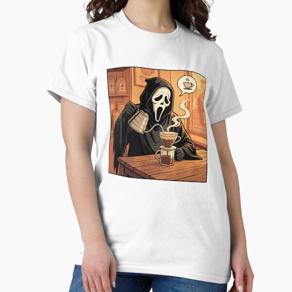 Ghostface (Scream) coffee addict v60 T-Shirt