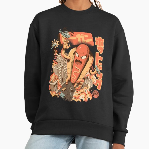 Great Hot Dog Black - Back Version Sweatshirt