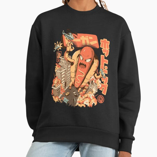 Great Hot Dog Black - Back Version Sweatshirt