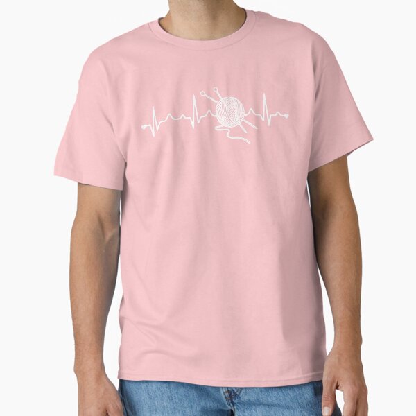 Knitting Heartbeat T-Shirt