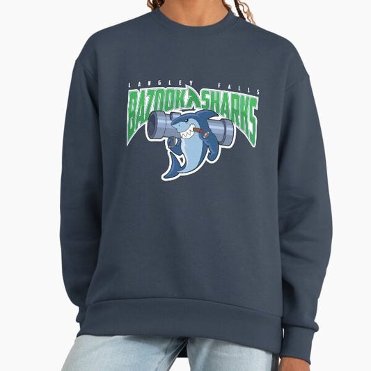 Langley Falls Bazooka Sharks Sweatshirt