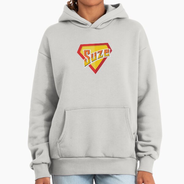 SUPER SUZE Logo Alcoholic superhero humor Hoodie