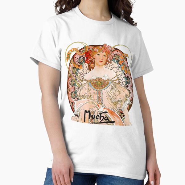 Mucha – Flower Girl T-Shirt