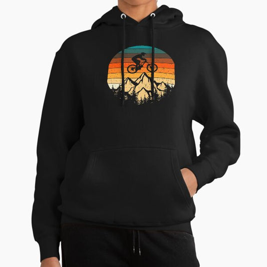 Mountainbike Downhill Retro Vintage Gift Hoodie