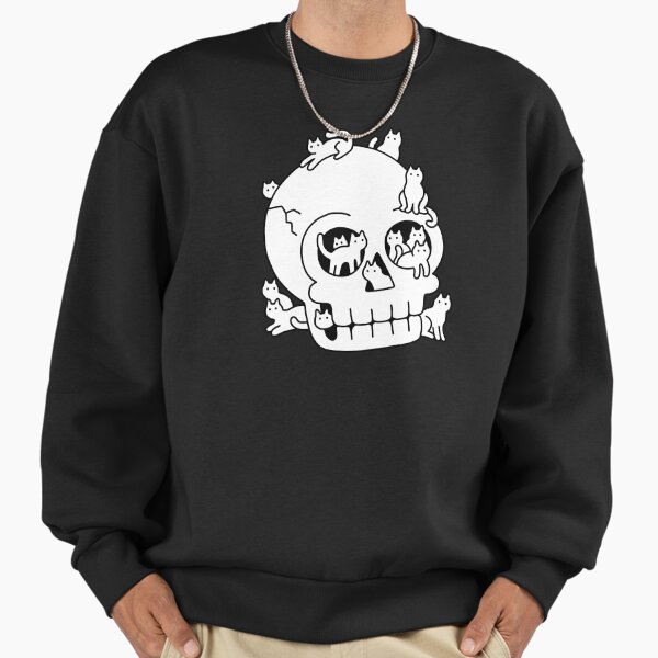Skull is Full of Cats Doodle Sweatshirt
