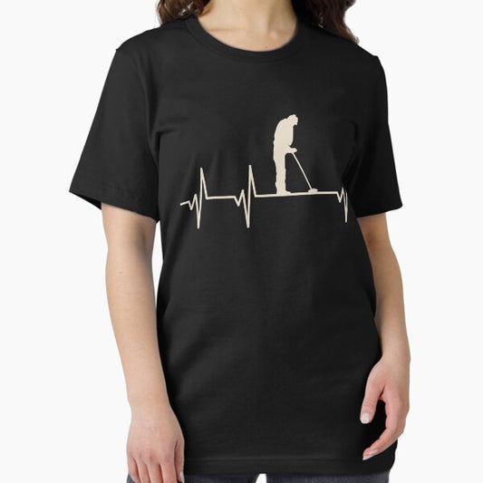 Metal Detecting Heartbeat Pulse Gift For Metal Detectors T-Shirt