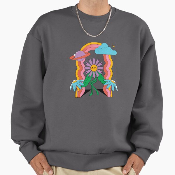Illustrative Bright Psychedelic T-Shirt Sweatshirt