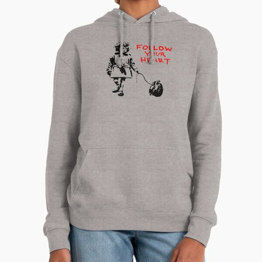 Banksy Follow Your Heart Hoodie