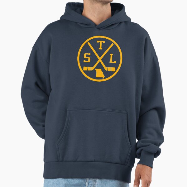Retro St. Louis Hockey Emblem Vintage STL Hoodie