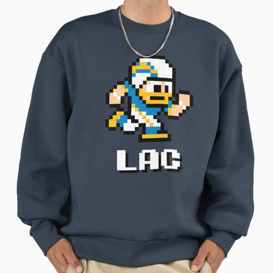 Los Angeles Chargers (Tecmo Super Bowl Football Player) Sweatshirt