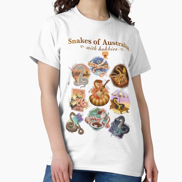 Snakes of Australia - with hobbies T-Shirt
