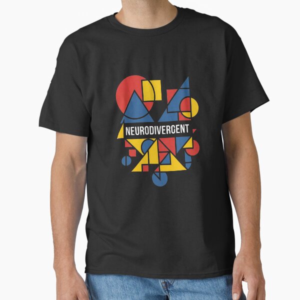 Neurodivergent Geometric Abstract Design T-Shirt